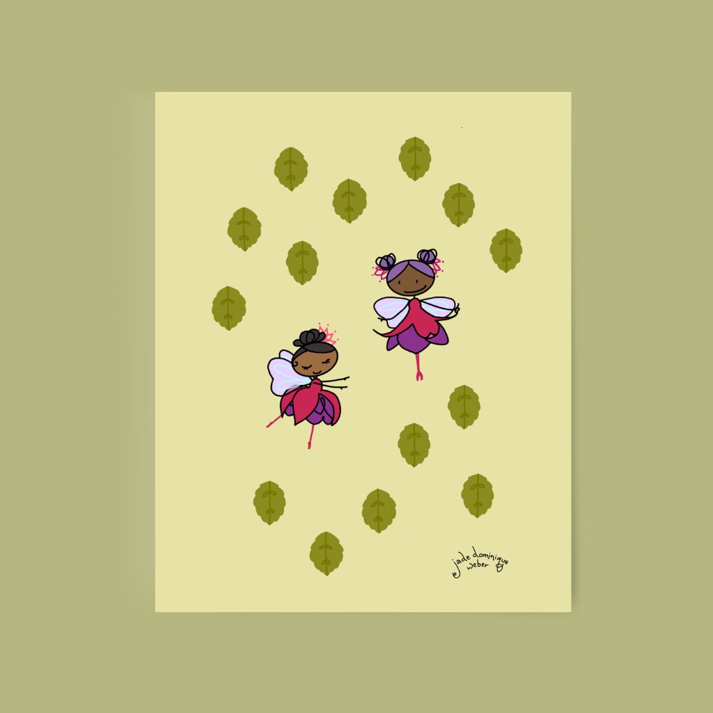 Fuschia Faeries 8x10 print